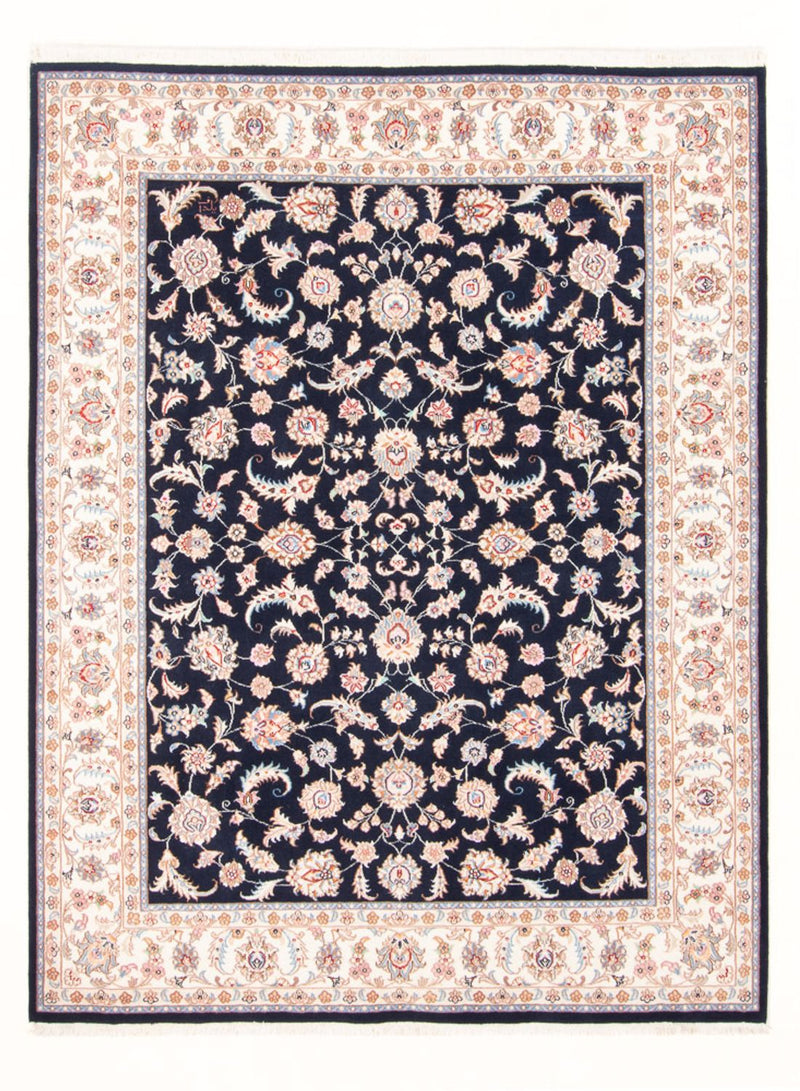 Persisk tæppe - Tabriz - Royal - 200 x 149 cm - mørkeblå