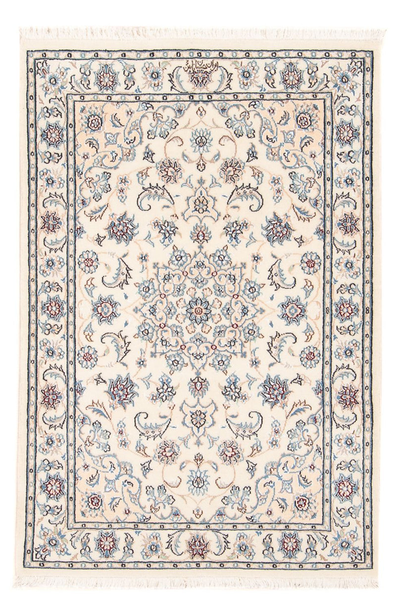 Persisk tæppe - Nain - Premium - 121 x 82 cm - creme