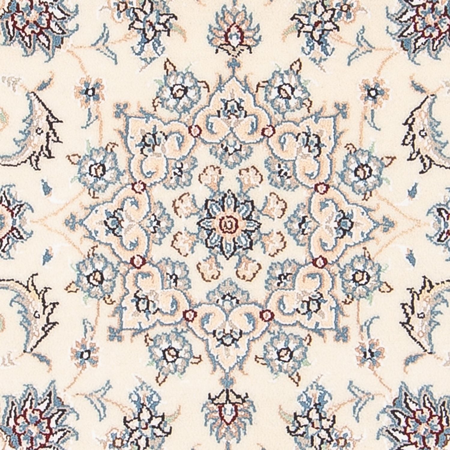 Persisk tæppe - Nain - Premium - 121 x 82 cm - creme