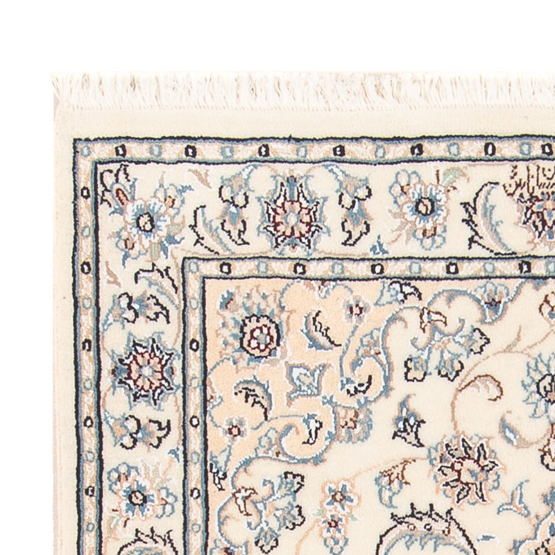 Persisk tæppe - Nain - Premium - 121 x 82 cm - creme