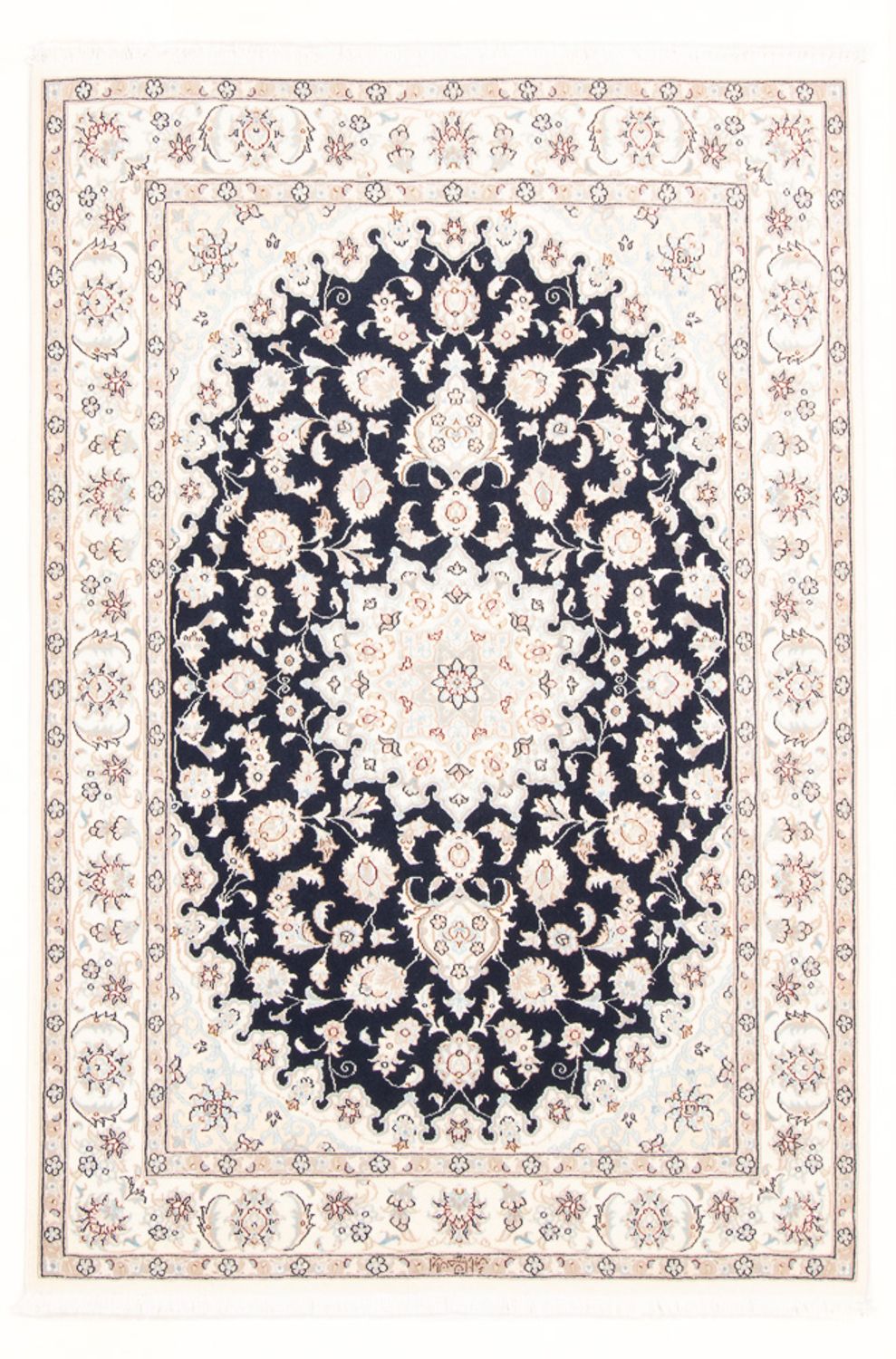 Persisk tæppe - Nain - Royal - 173 x 121 cm - mørkeblå
