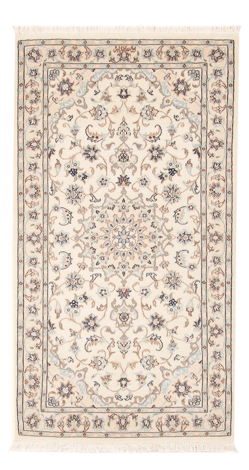 Persisk tæppe - Nain - Premium - 138 x 76 cm - creme