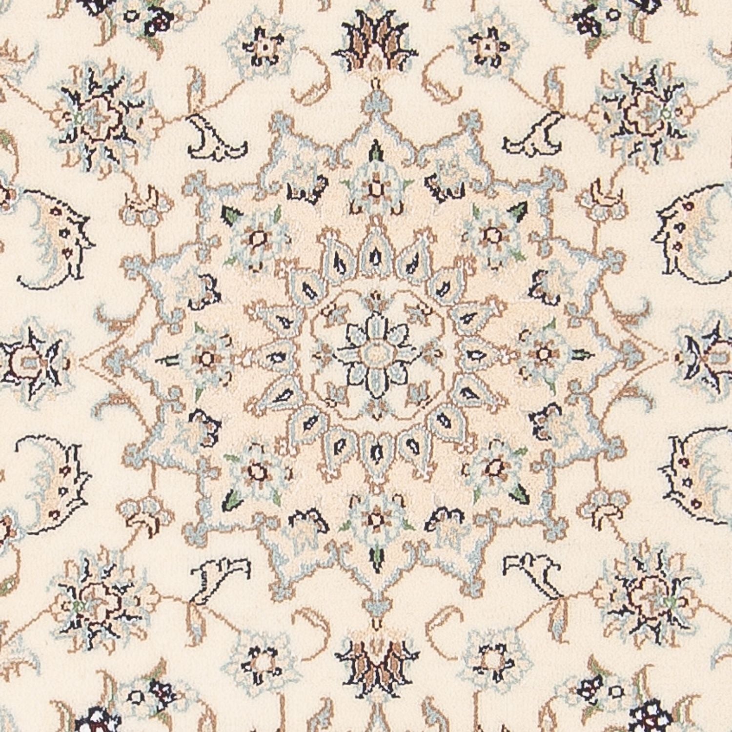 Persisk tæppe - Nain - Premium - 138 x 76 cm - creme