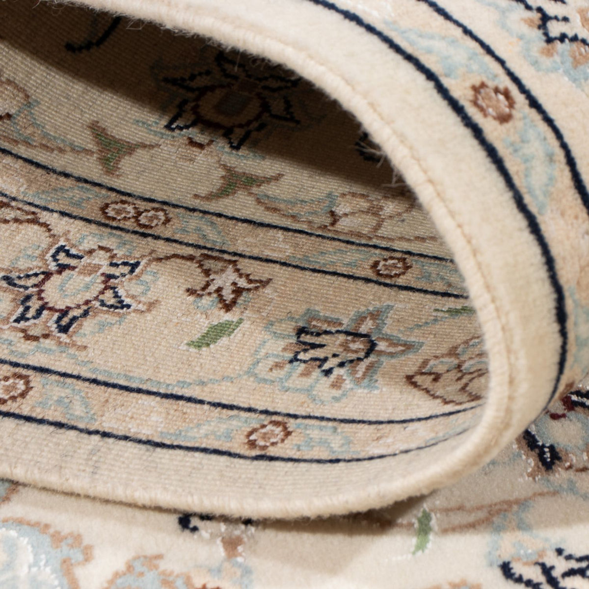 Persisk tæppe - Nain - Premium - 138 x 76 cm - creme