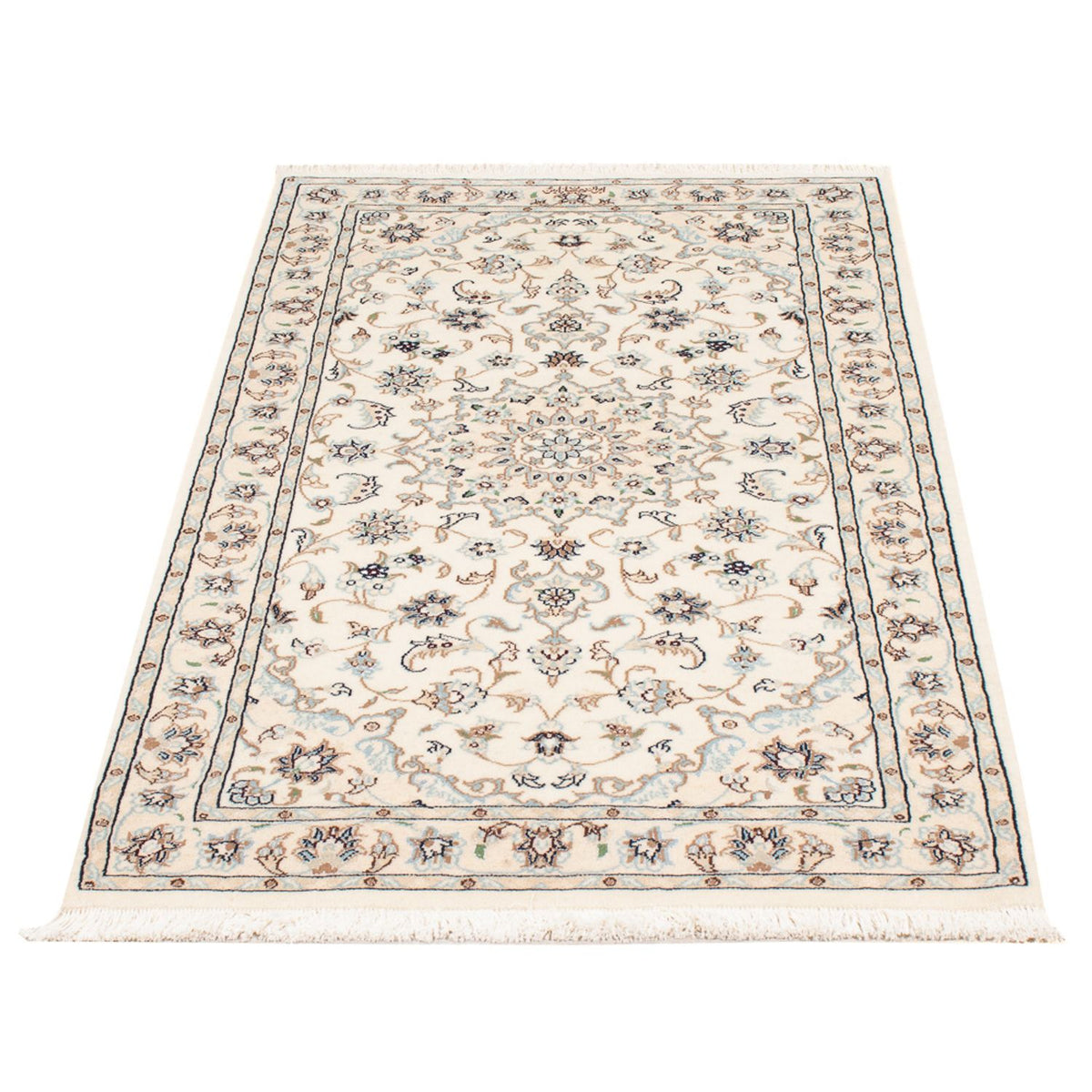 Persisk tæppe - Nain - Premium - 138 x 76 cm - creme
