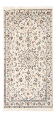 Persisk tæppe - Nain - Premium - 145 x 73 cm - creme