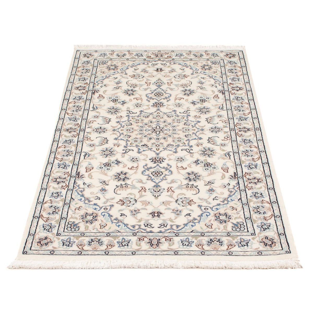 Persisk tæppe - Nain - Premium - 145 x 73 cm - creme