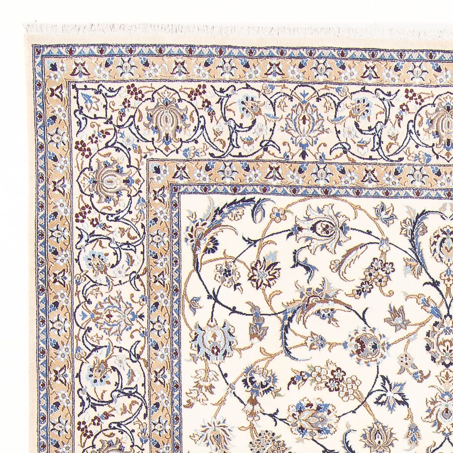 Persisk tæppe - Nain - Royal - 278 x 200 cm - creme