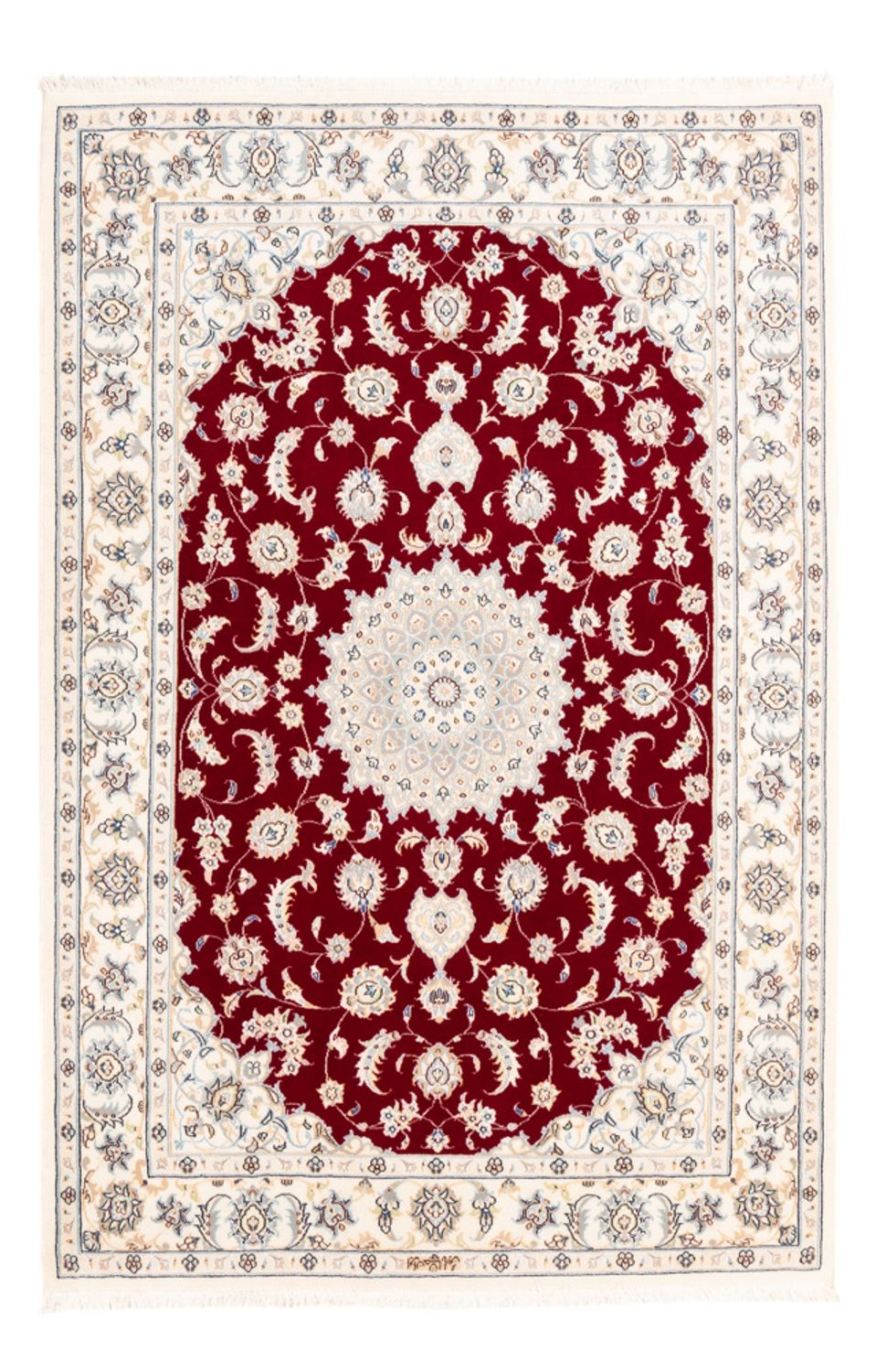 Persisk tæppe - Nain - Premium - 174 x 120 cm - rød
