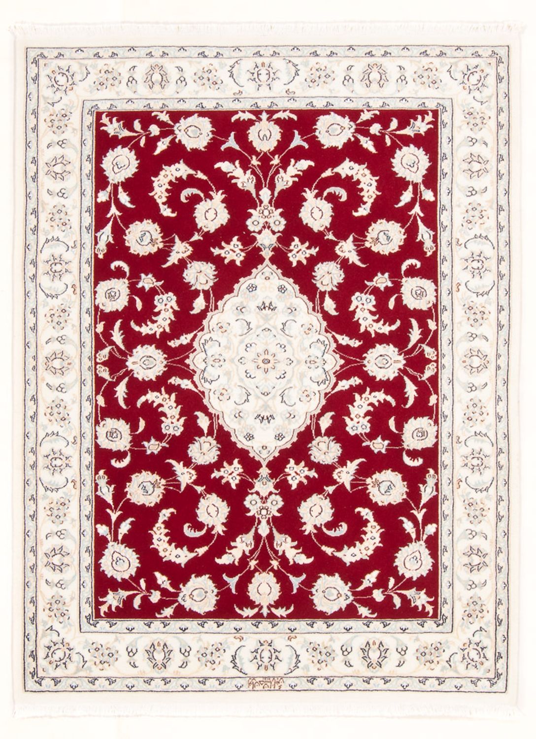 Persisk tæppe - Nain - Royal - 152 x 107 cm - rød