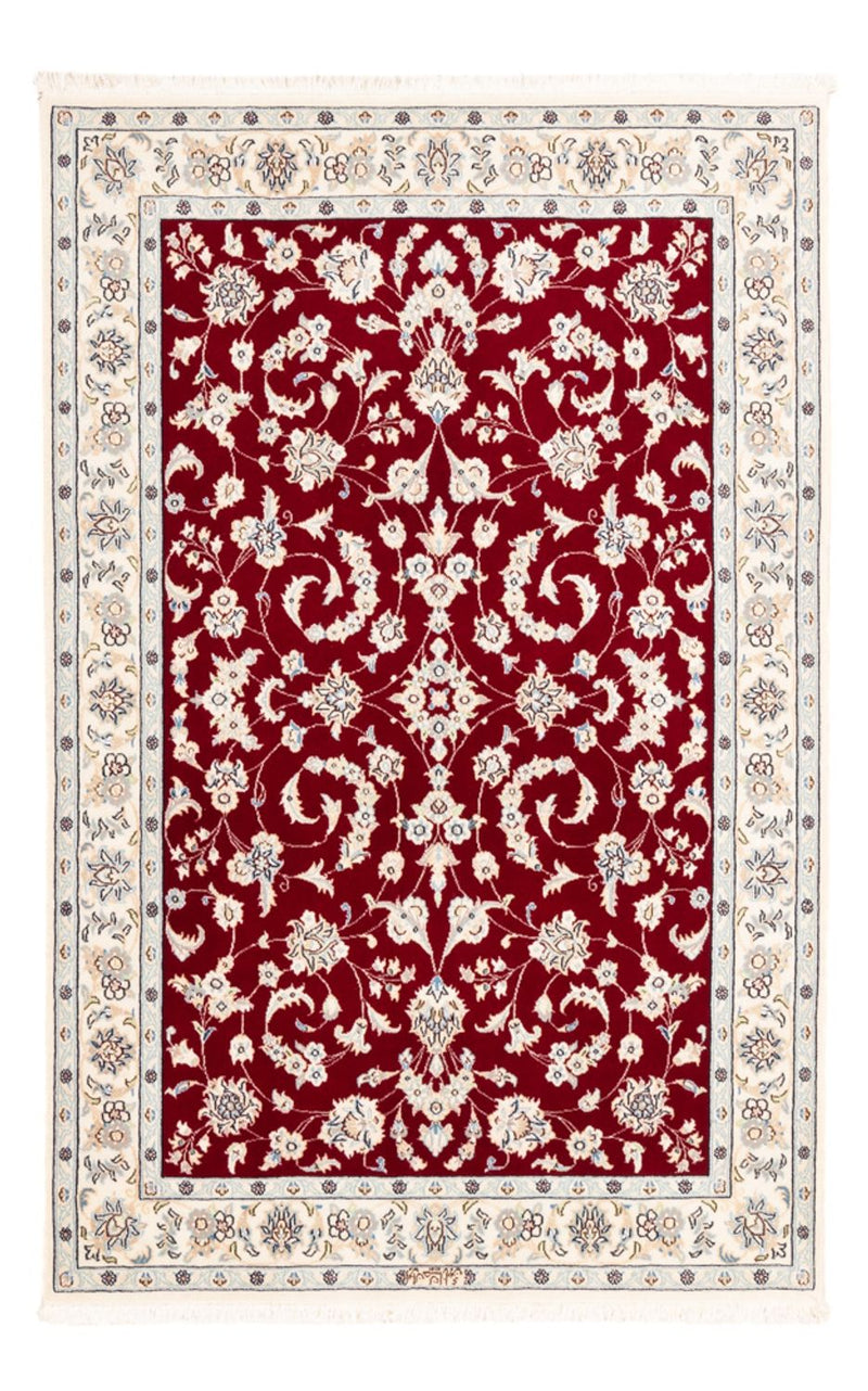 Persisk tæppe - Nain - Premium - 163 x 108 cm - rød