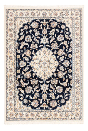 Persisk tæppe - Nain - Premium - 151 x 108 cm - blå