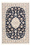 Persisk tæppe - Nain - Premium - 151 x 108 cm - blå