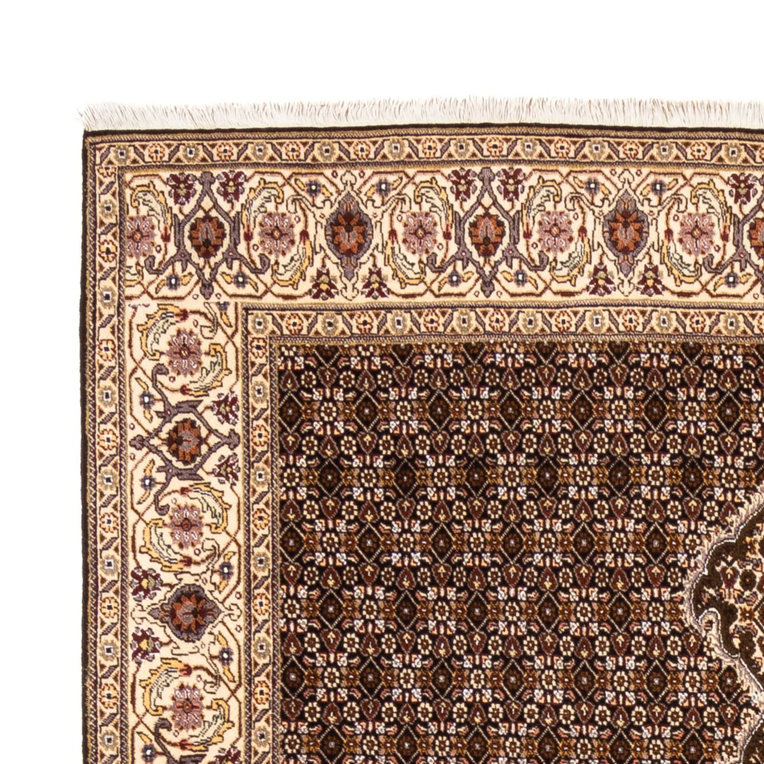 Persisk tæppe - Tabriz - Royal - 241 x 170 cm - sort