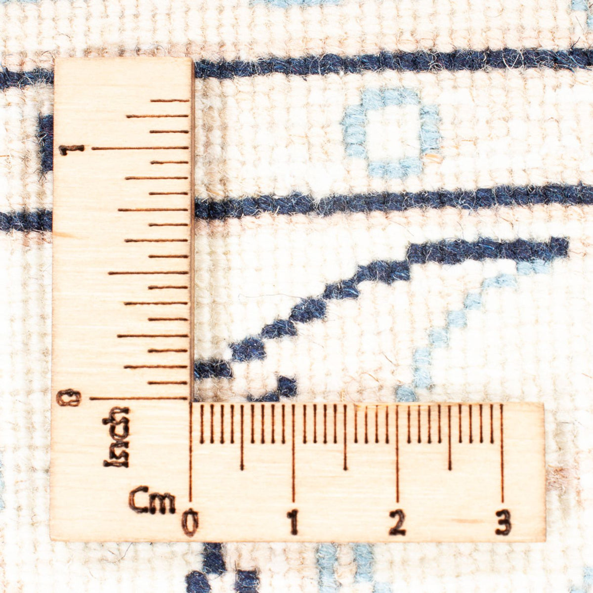 Persisk tæppe - Nain - Premium - 123 x 83 cm - mørkeblå