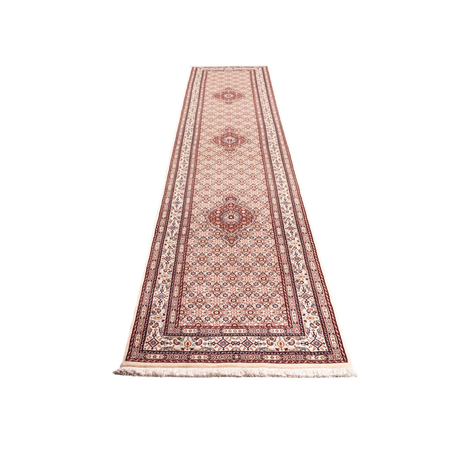 Løber Persisk tæppe - Classic - 395 x 79 cm - creme