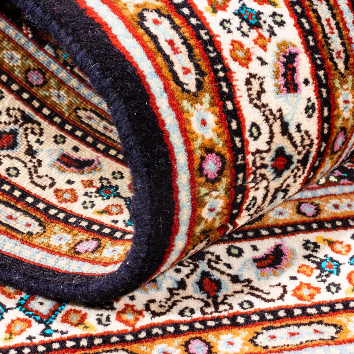 Persisk tæppe - Classic - 120 x 80 cm - mørkeblå