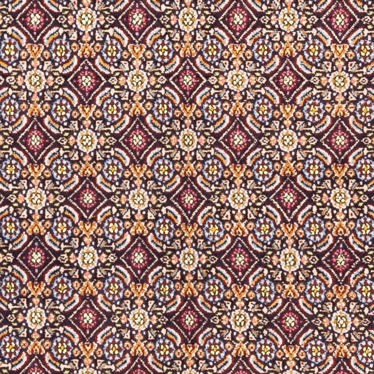 Løber Persisk tæppe - Classic - 100 x 100 cm - mørkeblå