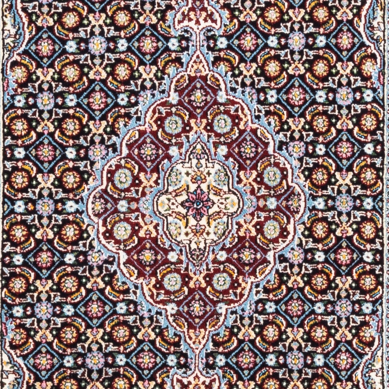 Persisk tæppe - Classic - 148 x 99 cm - mørkeblå
