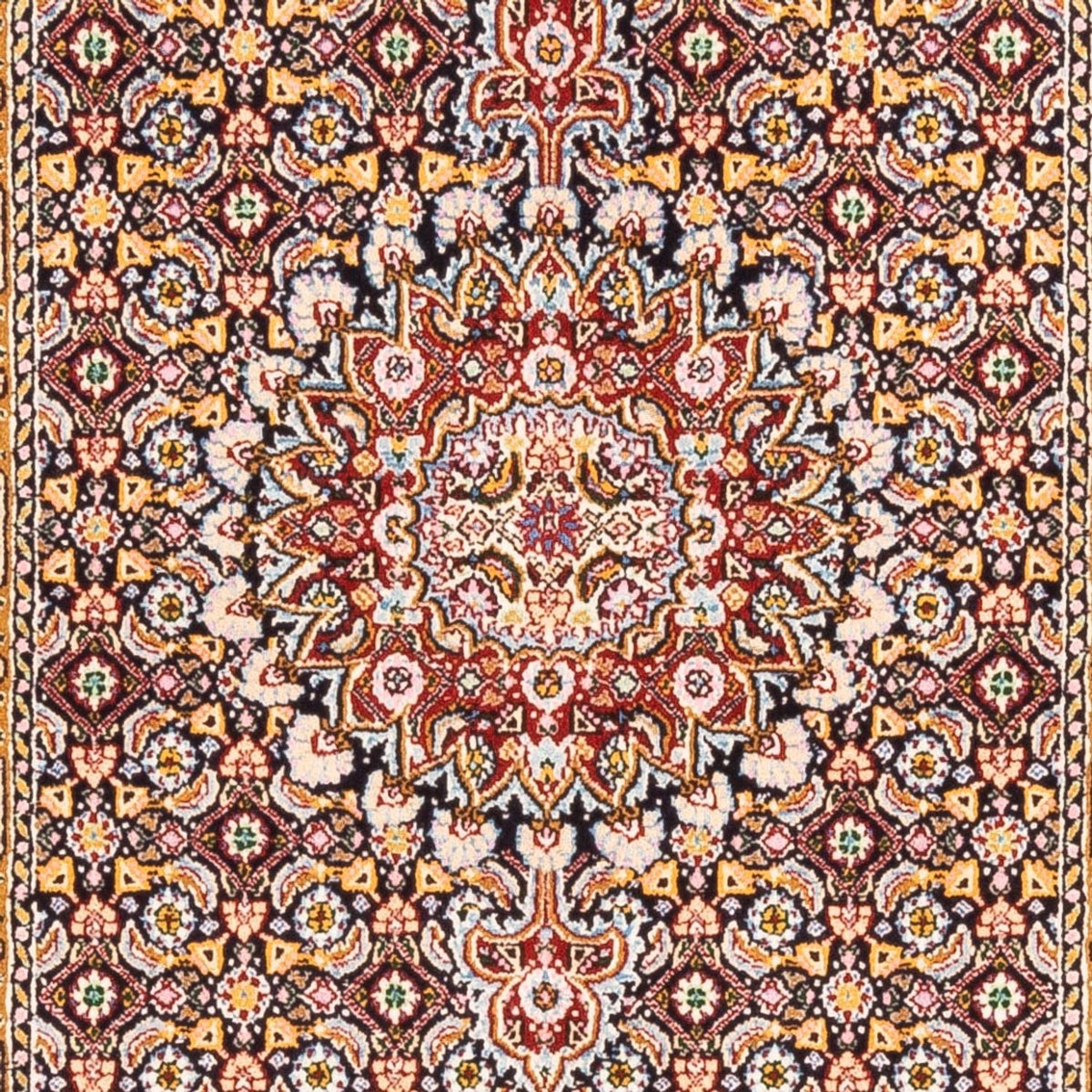 Persisk tæppe - Classic - 140 x 96 cm - mørkeblå