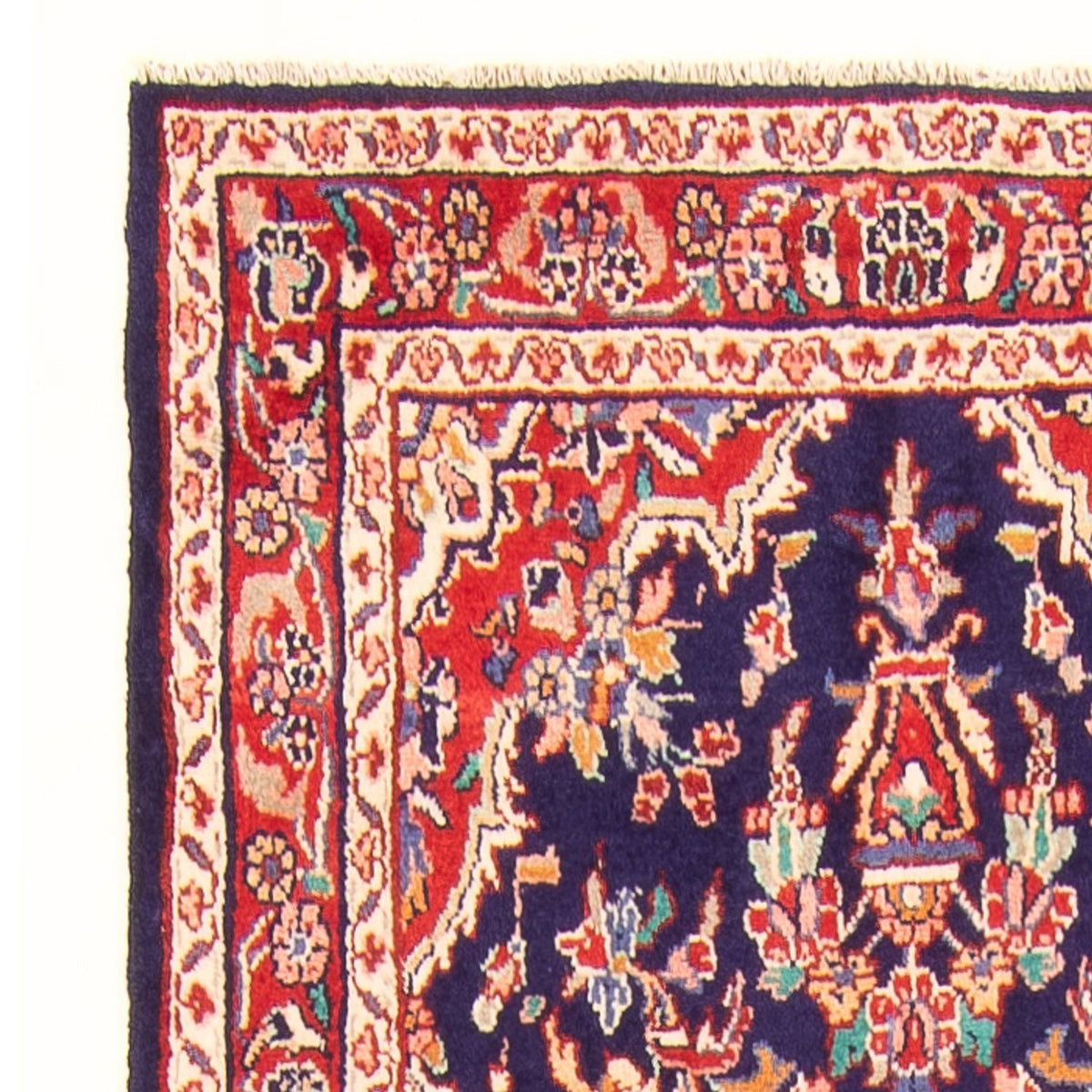 Løber Persisk tæppe - Nomadisk - 313 x 108 cm - mørkeblå