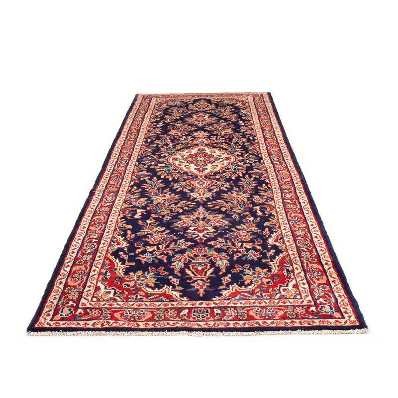 Løber Persisk tæppe - Nomadisk - 313 x 108 cm - mørkeblå