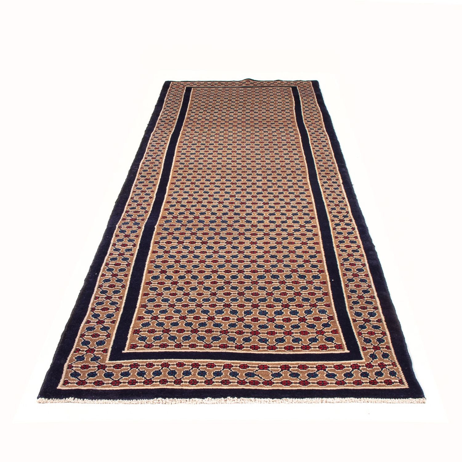Løber Persisk tæppe - Nomadisk - 327 x 107 cm - creme