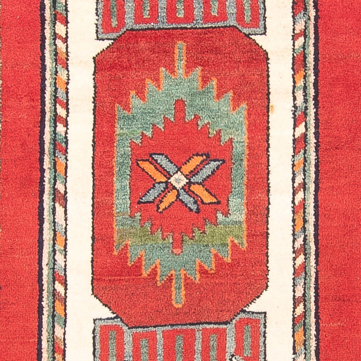 Løber Persisk tæppe - Nomadisk - 320 x 113 cm - rød