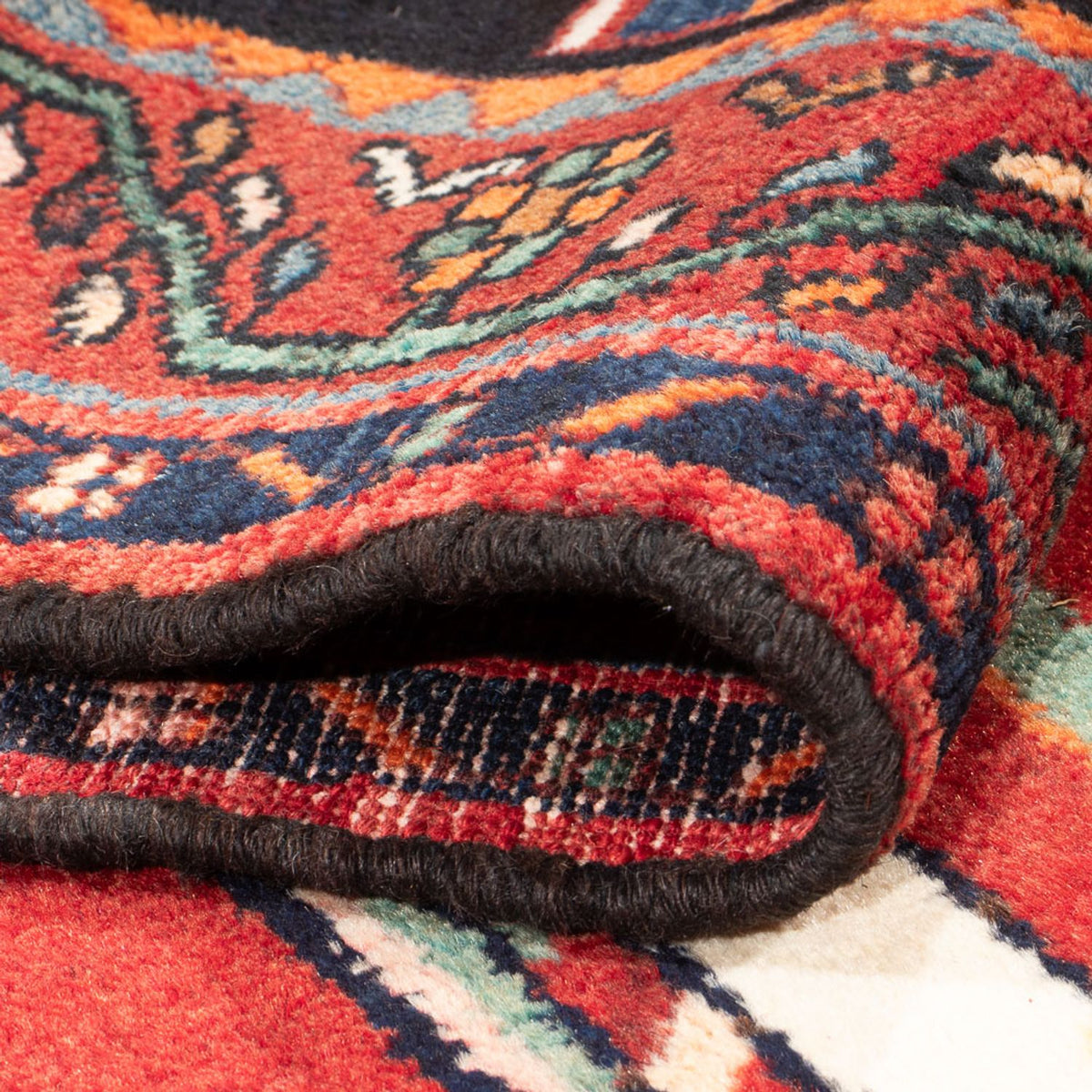 Løber Persisk tæppe - Nomadisk - 320 x 113 cm - rød