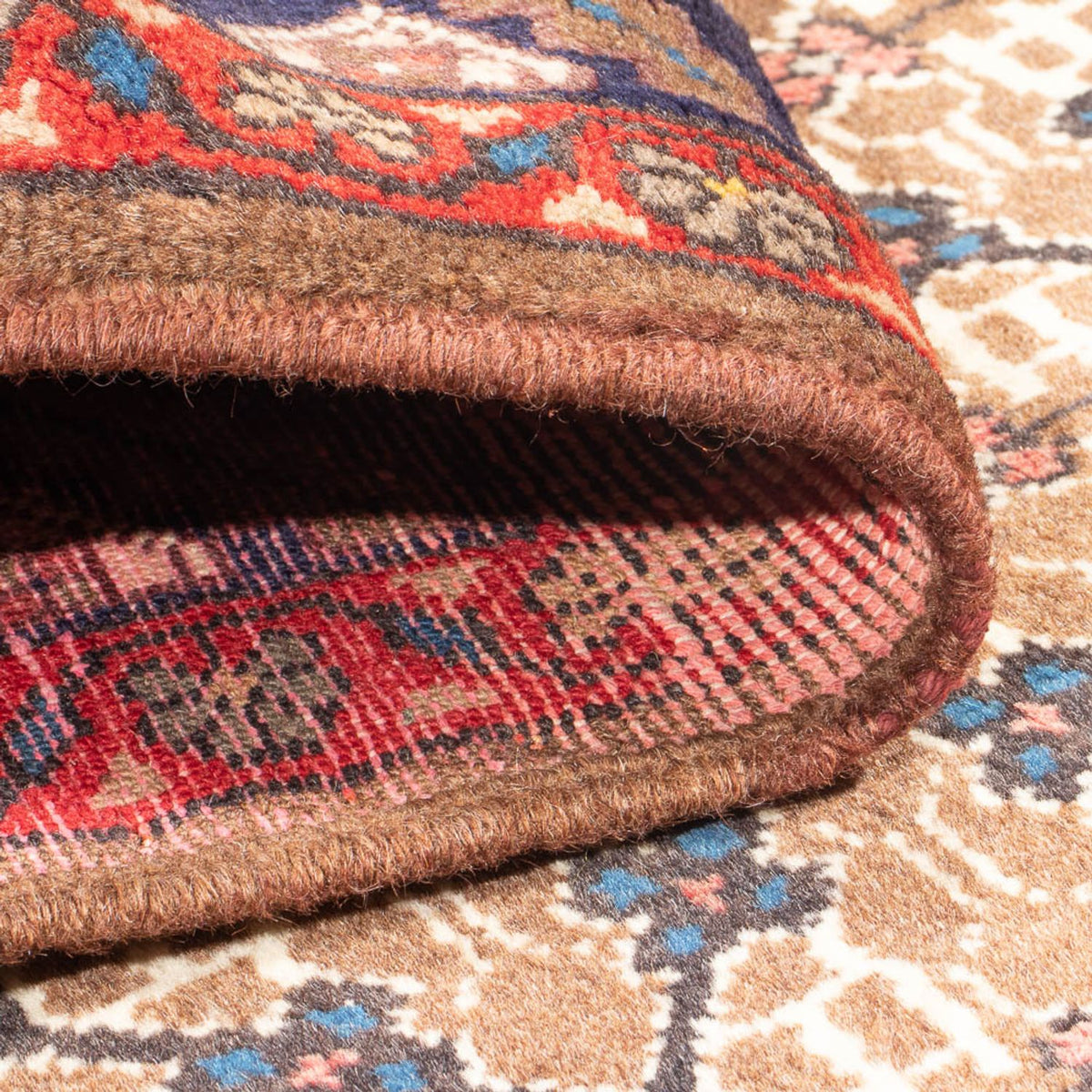 Løber Persisk tæppe - Nomadisk - 220 x 112 cm - creme