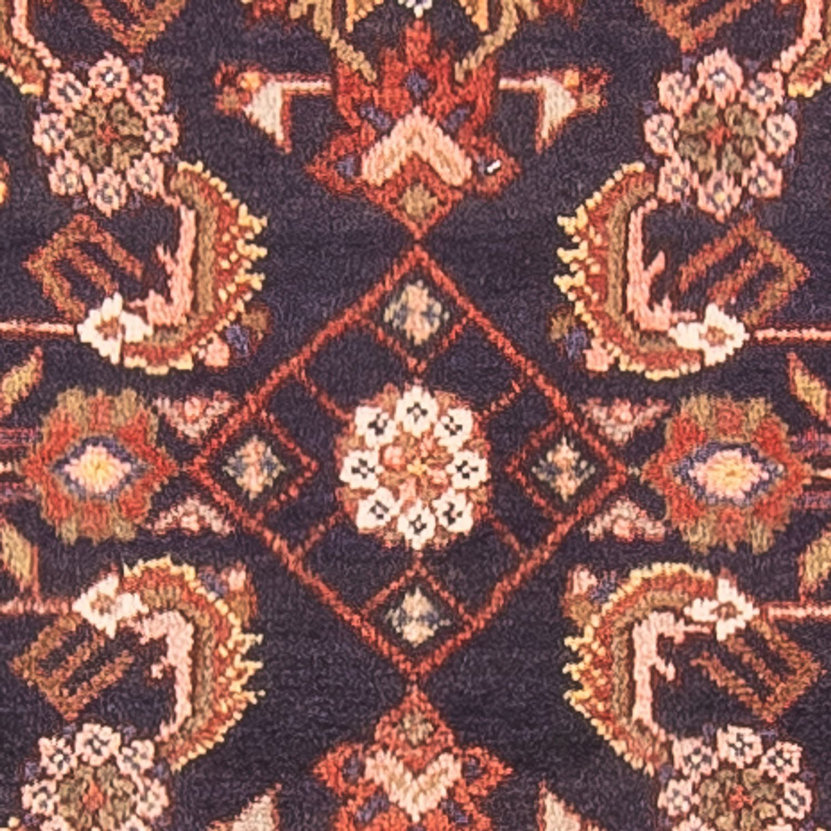 Løber Persisk tæppe - Nomadisk - 290 x 103 cm - mørkeblå