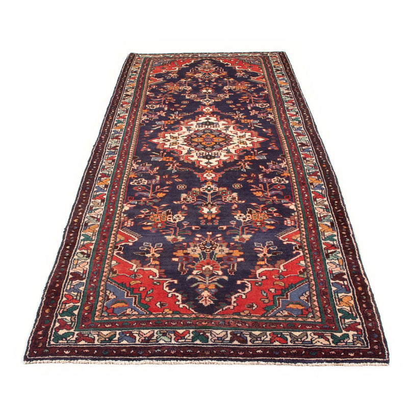 Løber Persisk tæppe - Nomadisk - 315 x 108 cm - mørkeblå