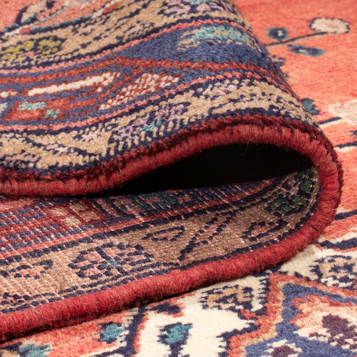 Løber Persisk tæppe - Nomadisk - 311 x 126 cm - rød