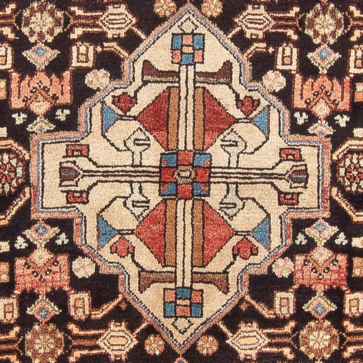 Løber Persisk tæppe - Nomadisk - 300 x 110 cm - mørkeblå