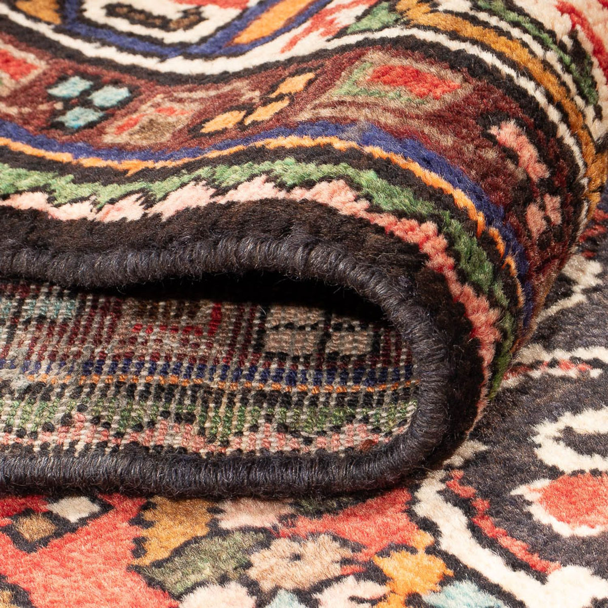 Løber Persisk tæppe - Nomadisk - 313 x 115 cm - rød