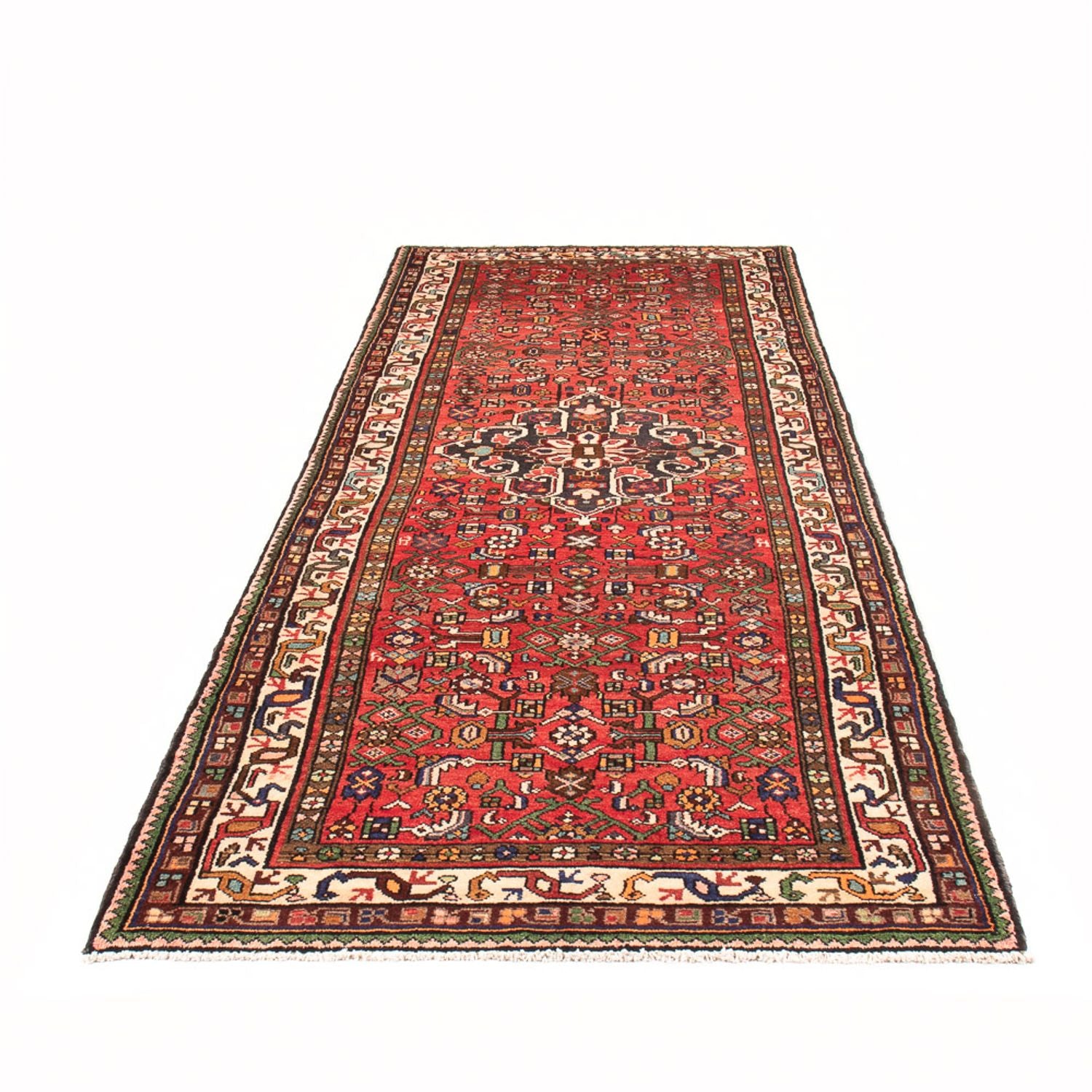 Løber Persisk tæppe - Nomadisk - 313 x 115 cm - rød