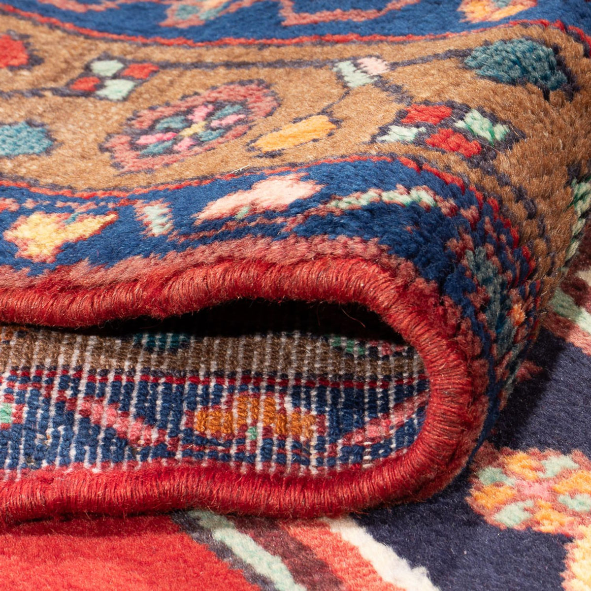 Løber Persisk tæppe - Nomadisk - 296 x 119 cm - rød