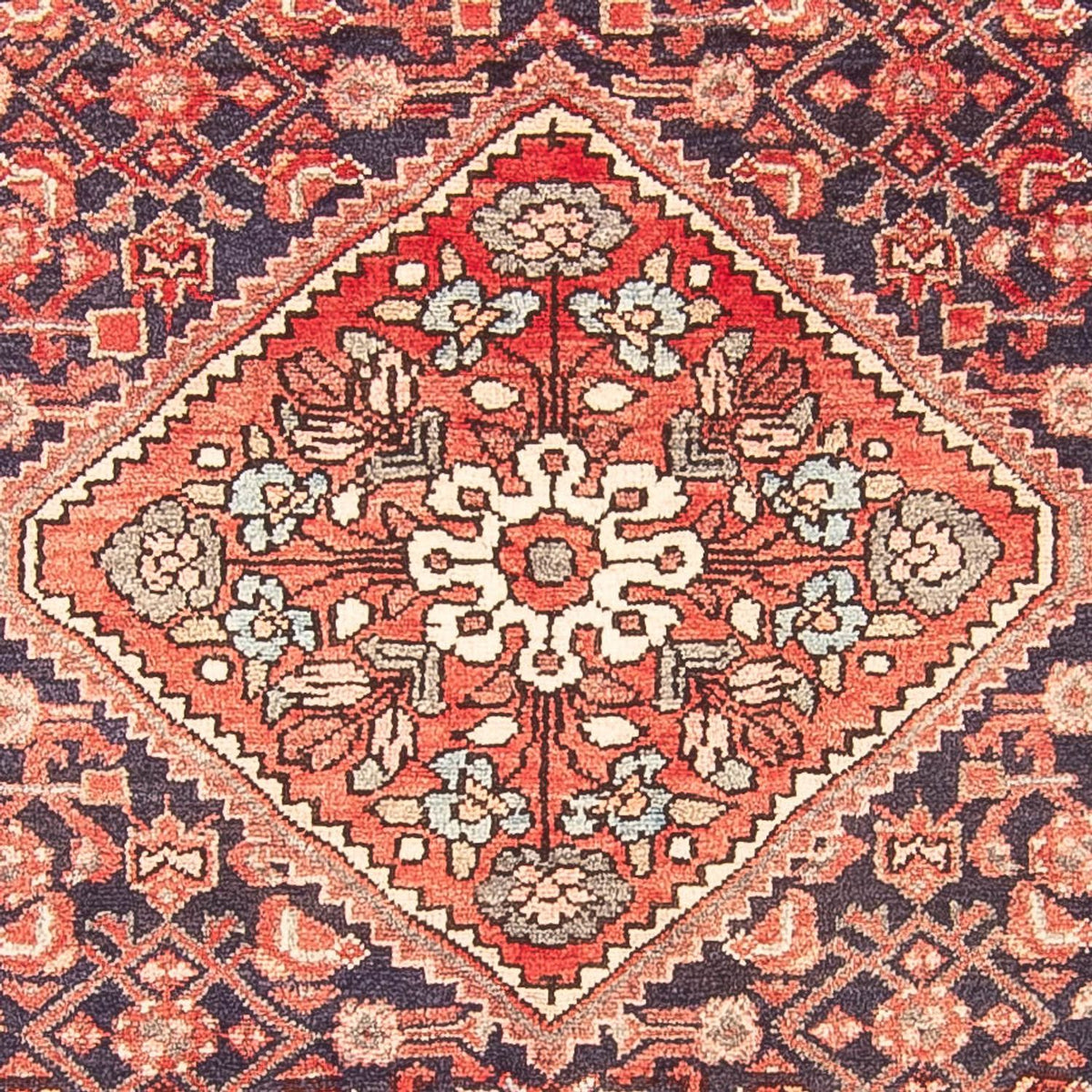 Løber Persisk tæppe - Nomadisk - 301 x 109 cm - mørkeblå