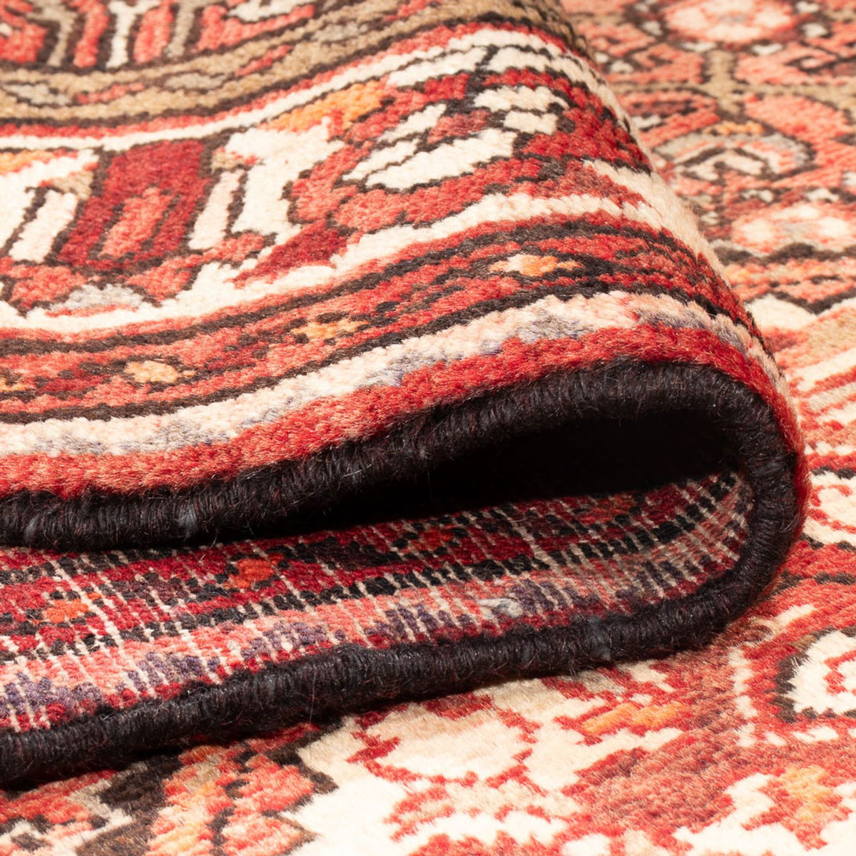 Løber Persisk tæppe - Nomadisk - 306 x 113 cm - rød