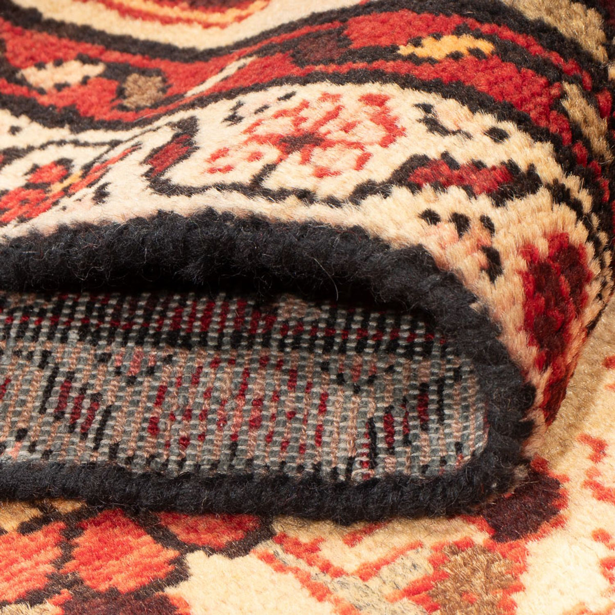 Løber Persisk tæppe - Nomadisk - 294 x 100 cm - rød