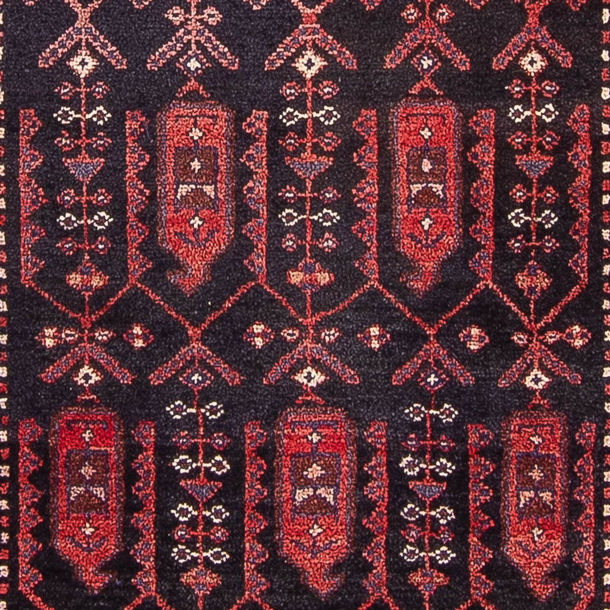 Løber Persisk tæppe - Nomadisk - 305 x 117 cm - mørkeblå