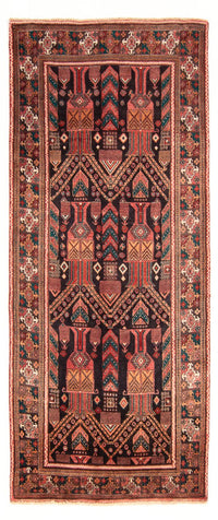 Løber Persisk tæppe - Nomadisk - 270 x 116 cm - mørkeblå