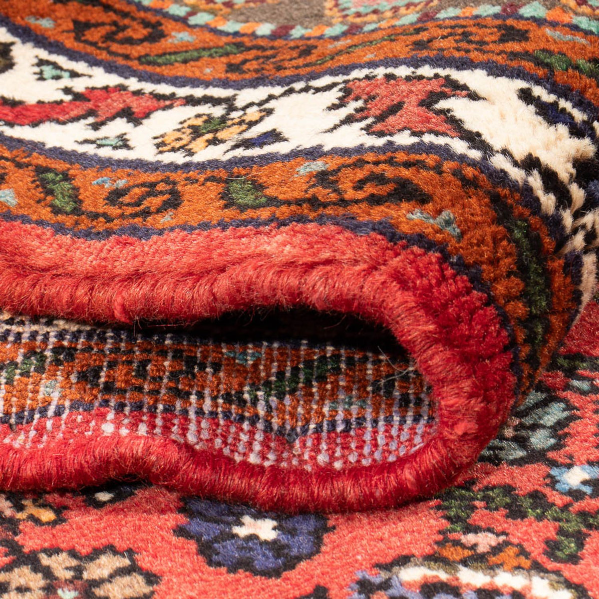 Løber Persisk tæppe - Nomadisk - 293 x 111 cm - rød