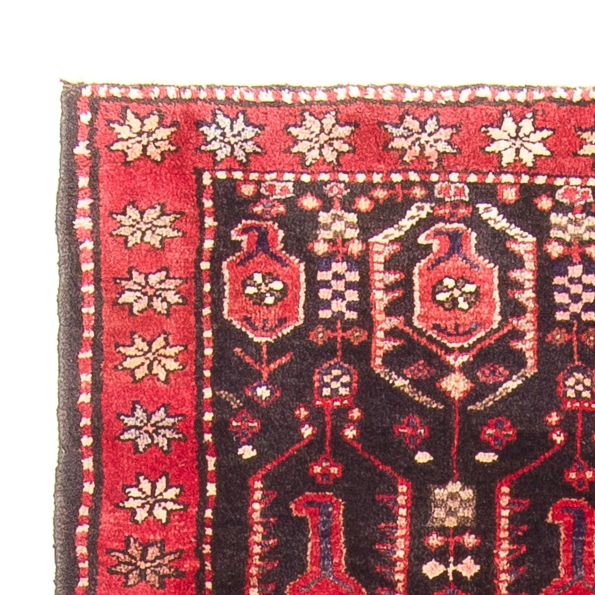 Løber Persisk tæppe - Nomadisk - 287 x 100 cm - mørkeblå