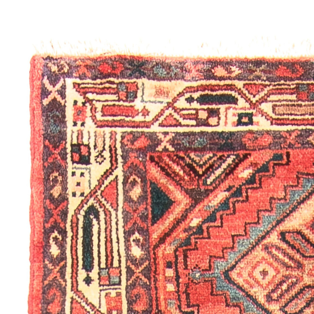 Løber Persisk tæppe - Nomadisk - 296 x 88 cm - rød