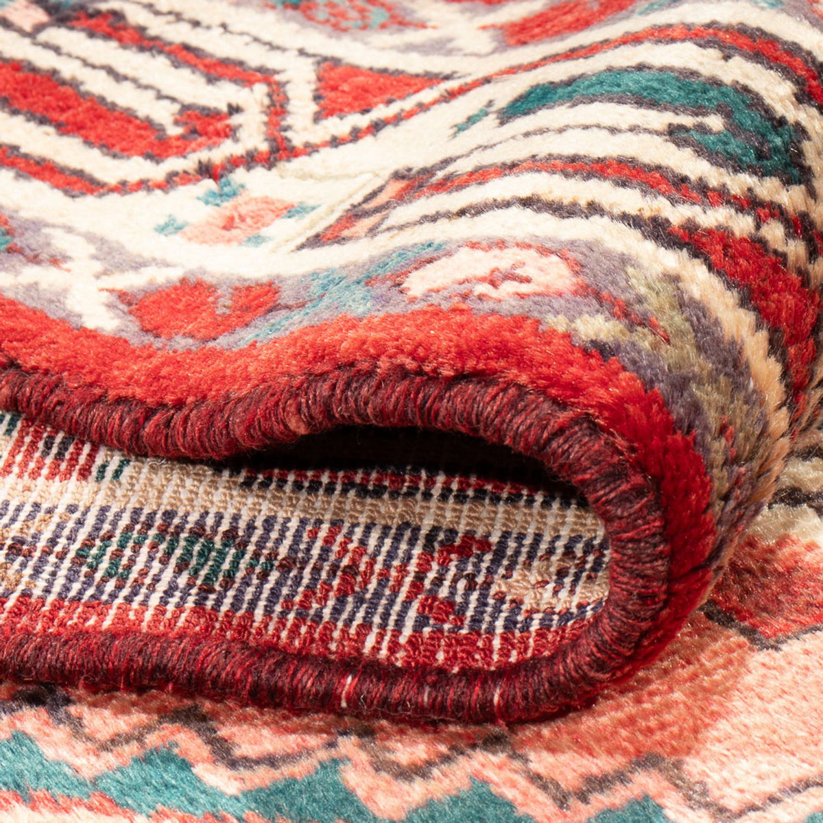 Løber Persisk tæppe - Nomadisk - 296 x 88 cm - rød