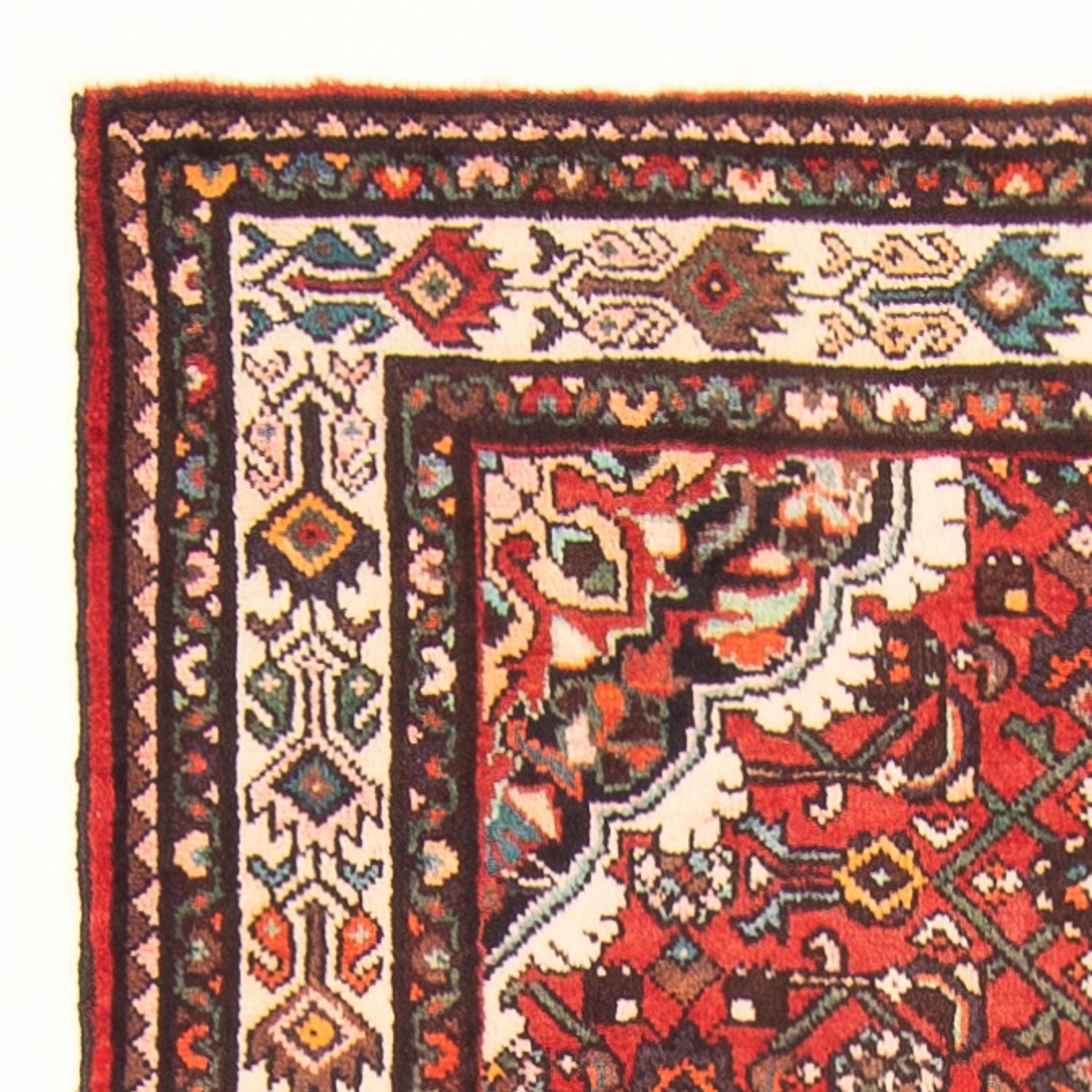 Løber Persisk tæppe - Nomadisk - 296 x 119 cm - rød