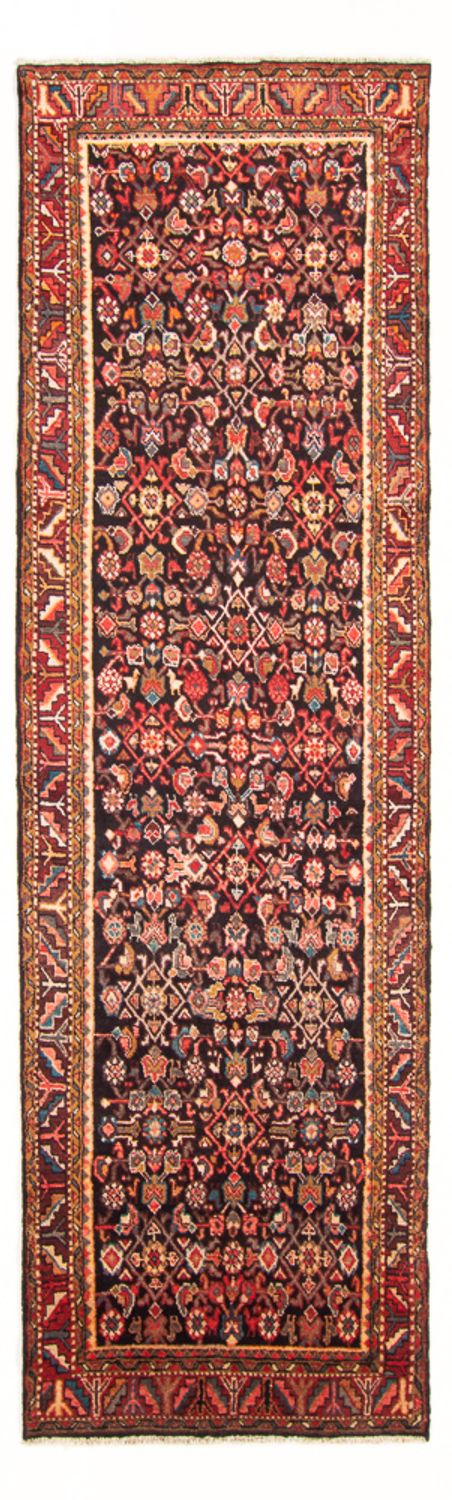 Løber Persisk tæppe - Nomadisk - 356 x 114 cm - mørkeblå