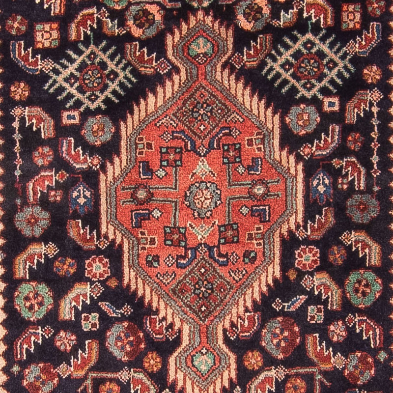 Løber Persisk tæppe - Nomadisk - 307 x 97 cm - mørkeblå