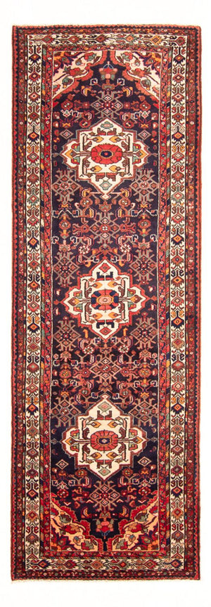 Løber Persisk tæppe - Nomadisk - 313 x 108 cm - mørkeblå